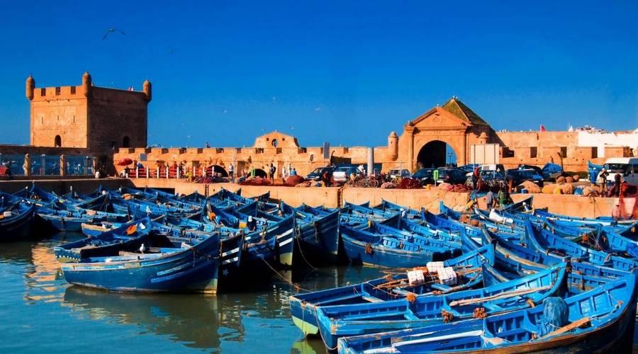 Essaouira coast and medina